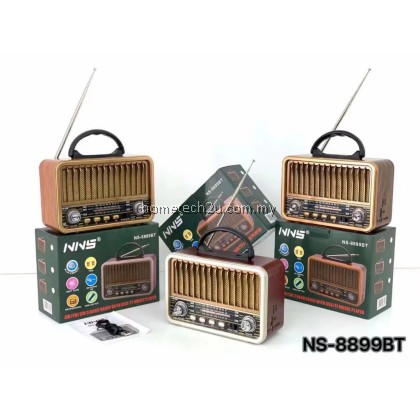Retro Radio NS-8899BT Wooden Vintage Bluetooth Speaker with FM/AM/SW Radio – Portable & Stylish Retro Radio NS-8899BT Wooden Vintage Bluetooth Speaker with FM/AM/SW Radio – Portable & Stylish