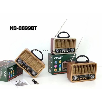 Retro Radio NS-8899BT Wooden Vintage Bluetooth Speaker with FM/AM/SW Radio – Portable & Stylish Retro Radio NS-8899BT Wooden Vintage Bluetooth Speaker with FM/AM/SW Radio – Portable & Stylish