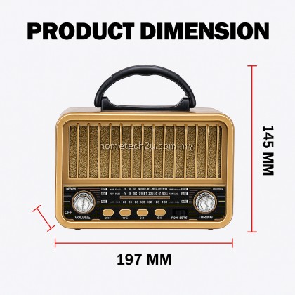 Retro Radio NS-8899BT Wooden Vintage Bluetooth Speaker with FM/AM/SW Radio – Portable & Stylish Retro Radio NS-8899BT Wooden Vintage Bluetooth Speaker with FM/AM/SW Radio – Portable & Stylish