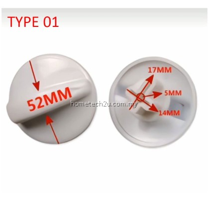 2PCS Universal Semi Auto Washing Machine Timer Knob Lg Rotary Selector Button Universal Switch Spin Timer Knob