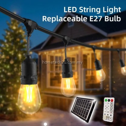 10 METER SOLAR IP65 WATERPROOF FAIRY LIGHT LED STRING LIGHT CURTAIN STRING OUTDOOR LED BULB LAMPU KEDAI MAKAN 10 METER SOLAR IP65 WATERPROOF FAIRY LIGHT LED STRING LIGHT CURTAIN STRING OUTDOOR LED BULB LAMPU KEDAI MAKAN