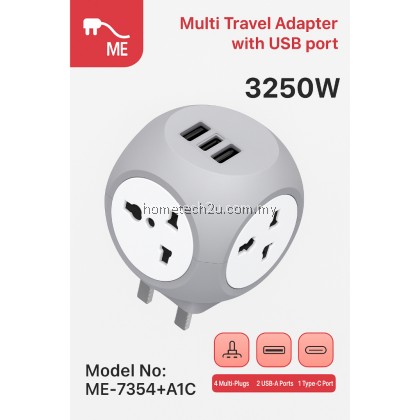 4Way Adapter Universal Socket Power Socket Extension Adapter Type C Plug Socket USB Port Plack Soket Extension Socket