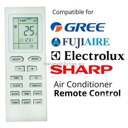 Universal Aircond Remote Control for Sharp Gree Fujiaire Sanyo Electrolux Pensonic OEM Replacement Air Conditioner Universal Aircond Remote Control for Sharp Gree Fujiaire Sanyo Electrolux Pensonic OEM Replacement Air Conditioner
