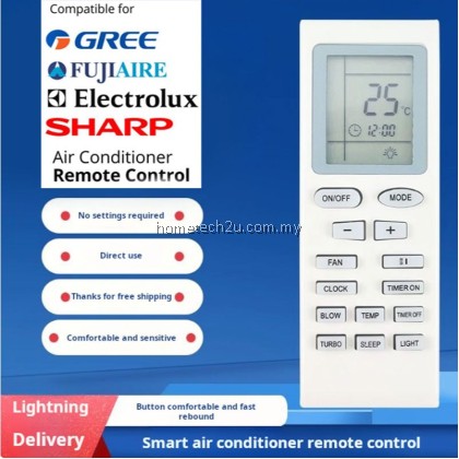 Universal Aircond Remote Control for Sharp Gree Fujiaire Sanyo Electrolux Pensonic OEM Replacement Air Conditioner Universal Aircond Remote Control for Sharp Gree Fujiaire Sanyo Electrolux Pensonic OEM Replacement Air Conditioner