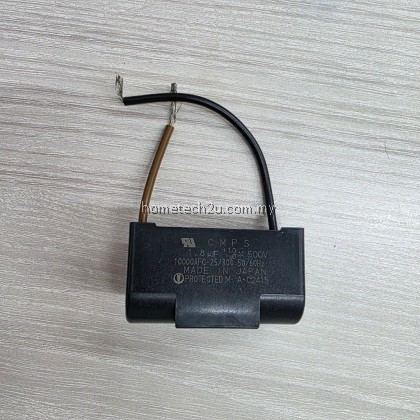 Panasonic Ceiling Fan Capacitor 1.8uF 500V | CMPS 10000AFC 50/60Hz | Replacement for MY1530391ZM Original Fan Spare Part Panasonic Ceiling Fan Capacitor 1.8uF 500V | CMPS 10000AFC 50/60Hz | Replacement for MY1530391ZM Original Fan Spare Part