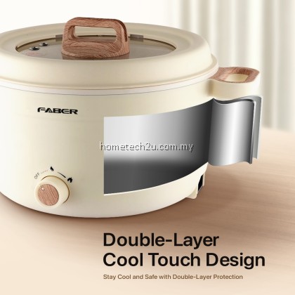FABER PINE-S Multi Cooker FMC-3508WH FMC-1508WH FMC-1208WH 4.0L 1.8L 2.0L Ceramic Coating | Cool Touch Adjustable Power FABER PINE-S Multi Cooker FMC-3508WH FMC-1508WH FMC-1208WH 4.0L 1.8L 2.0L Ceramic Coating | Cool Touch Adjustable Power