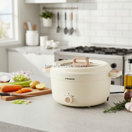 FABER PINE-S Multi Cooker FMC-3508WH FMC-1508WH FMC-1208WH 4.0L 1.8L 2.0L Ceramic Coating | Cool Touch Adjustable Power FABER PINE-S Multi Cooker FMC-3508WH FMC-1508WH FMC-1208WH 4.0L 1.8L 2.0L Ceramic Coating | Cool Touch Adjustable Power