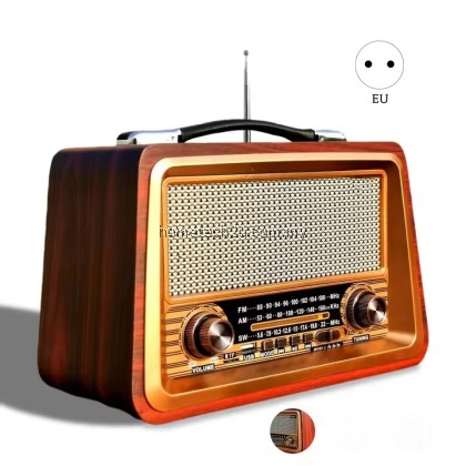 Retro Wooden Radio Bluetooth Speaker – Portable AM/FM/SW Radio, USB/TF/AUX Input, Classic Style Stereo Sound Retro Wooden Radio Bluetooth Speaker – Portable AM/FM/SW Radio, USB/TF/AUX Input, Classic Style Stereo Sound