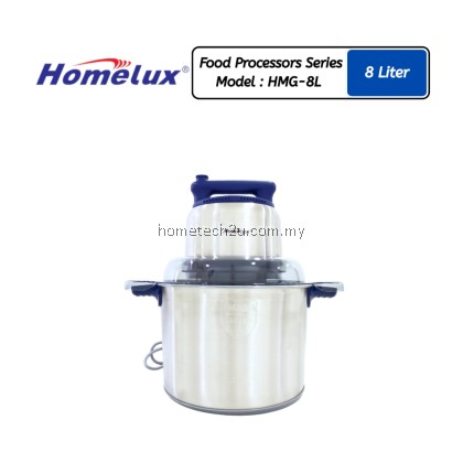 Homelux Commercial Food Chopper & Meat Grinder HMG-6L / 8L / 12L | Stainless Steel | 1200W–1800W