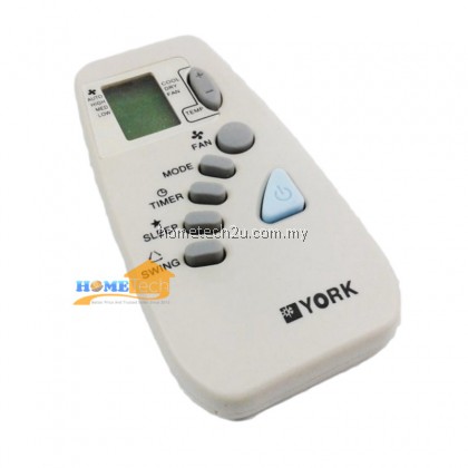 YORK Air Conditioner Remote Control Replacement Compatible for YORK AirCond YORK Air Conditioner Remote Control Replacement Compatible for YORK AirCond