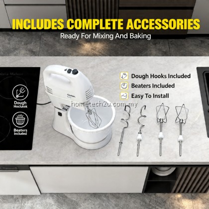 Cornell 3.5L Stand Mixer 300W Powerful Kitchen Dough Mixer Rotatable Bowl 5 Speed Turbo Baking Mixer With Dough Hooks Cornell 3.5L Stand Mixer 300W Powerful Kitchen Dough Mixer Rotatable Bowl 5 Speed Turbo Baking Mixer With Dough Hooks