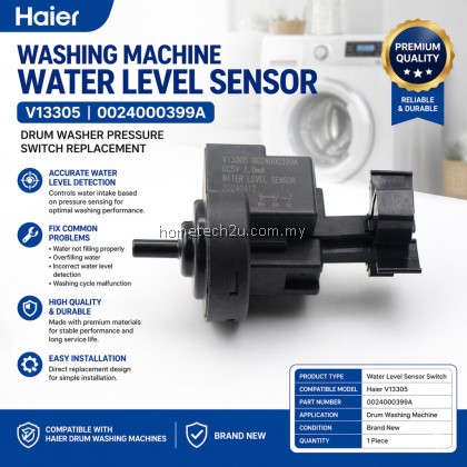Haier Washing Machine Water Level Sensor V13305 0024000399A | Drum Washer Pressure Switch Replacement Haier Washing Machine Water Level Sensor V13305 0024000399A | Drum Washer Pressure Switch Replacement
