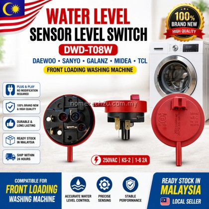 Front Load Washing Machine Water Level Sensor DWD-T08W E10 Error Switch Daewoo Sanyo Midea TCL Galanz Spare Part Front Load Washing Machine Water Level Sensor DWD-T08W E10 Error Switch Daewoo Sanyo Midea TCL Galanz Spare Part