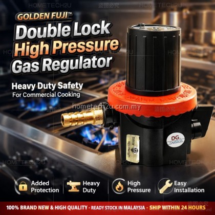 GOLDEN FUJI Double Lock 181DPDL High Pressure Gas Regulator HGP Commercial Sirim Approved Kepala Gas Pusing GOLDEN FUJI Double Lock 181DPDL High Pressure Gas Regulator HGP Commercial Sirim Approved Kepala Gas Pusing