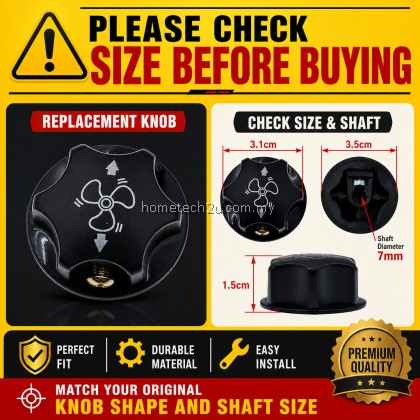 Universal Industrial Horn Fan Knob Switch Replacement | Floor Stand Electric Fan Speed Control Knob Cap Switch Butang Universal Industrial Horn Fan Knob Switch Replacement | Floor Stand Electric Fan Speed Control Knob Cap Switch Butang