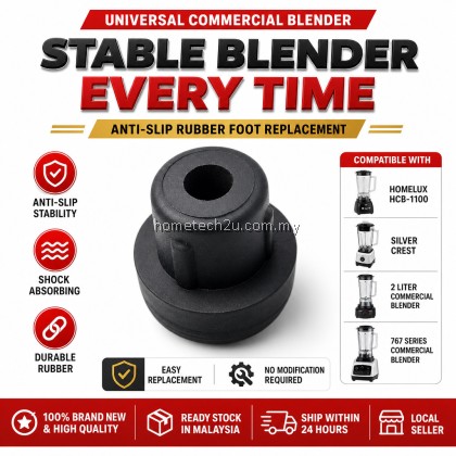 Universal Commercial Blender Rubber Foot Stand | Anti-Slip Replacement for Homelux & Silver Crest Blender Universal Commercial Blender Rubber Foot Stand | Anti-Slip Replacement for Homelux & Silver Crest Blender