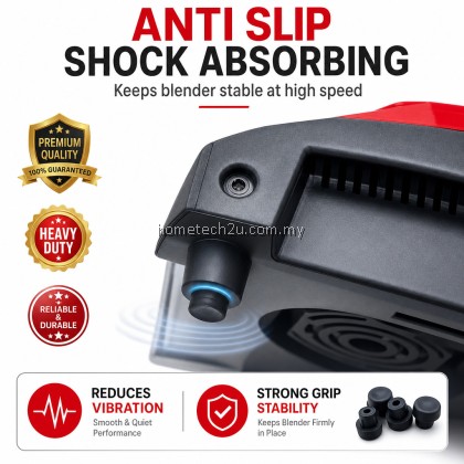 Universal Commercial Blender Rubber Foot Stand | Anti-Slip Replacement for Homelux & Silver Crest Blender Universal Commercial Blender Rubber Foot Stand | Anti-Slip Replacement for Homelux & Silver Crest Blender