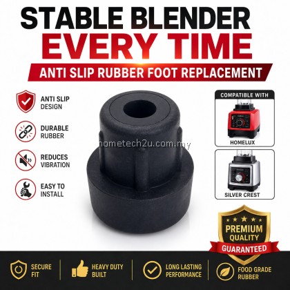 Universal Commercial Blender Rubber Foot Stand | Anti-Slip Replacement for Homelux & Silver Crest Blender Universal Commercial Blender Rubber Foot Stand | Anti-Slip Replacement for Homelux & Silver Crest Blender