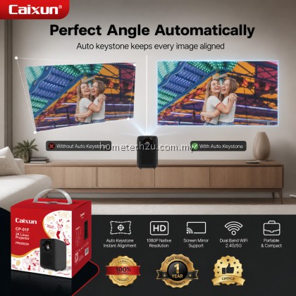 CAIXUN Projector WiFi Bluetooth USB 2K Linux LP-M3 PROGOX Auto Keystone Dolby Portable Home Cinema Projector CAIXUN Projector WiFi Bluetooth USB 2K Linux LP-M3 PROGOX Auto Keystone Dolby Portable Home Cinema Projector