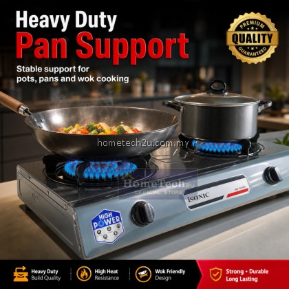 iSONIC Heavy Duty Stainless Steel Gas Stove Double Burner 4.6kW x2 Cooking Hob Cooker for Kitchen Home iSONIC Heavy Duty Stainless Steel Gas Stove Double Burner 4.6kW x2 Cooking Hob Cooker for Kitchen Home