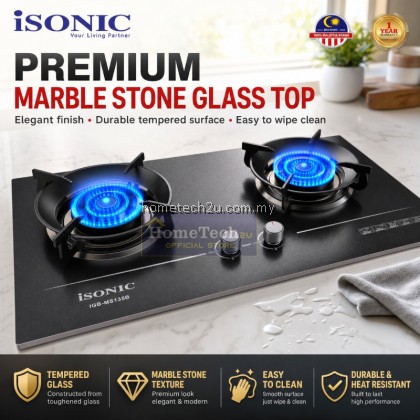 iSONIC Marble Stone Built-In Gas Hob | 2 Burner 5.7kW Hyper Flame | Tempered Glass | LPG Cooker Hob iSONIC Marble Stone Built-In Gas Hob | 2 Burner 5.7kW Hyper Flame | Tempered Glass | LPG Cooker Hob