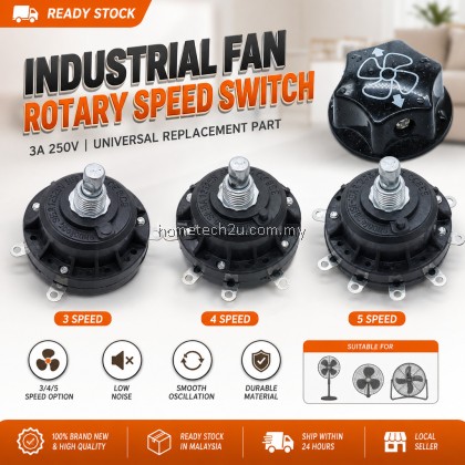 Heavy Duty Rotary Fan Switch 3A 250V Universal Speed Regulator for Industrial Stand Floor Fan 3 4 5 Speed Knob Heavy Duty Rotary Fan Switch 3A 250V Universal Speed Regulator for Industrial Stand Floor Fan 3 4 5 Speed Knob