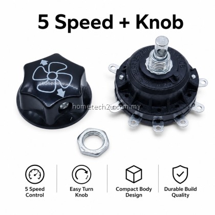 Heavy Duty Rotary Fan Switch 3A 250V Universal Speed Regulator for Industrial Stand Floor Fan 3 4 5 Speed Knob Heavy Duty Rotary Fan Switch 3A 250V Universal Speed Regulator for Industrial Stand Floor Fan 3 4 5 Speed Knob