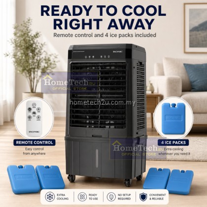 iSONIC Evaporative Air Cooler 38L IAC-R38L 120W Touch Panel Remote 5000m³/h Air Flow Auto Swing Cooler iSONIC Evaporative Air Cooler 38L IAC-R38L 120W Touch Panel Remote 5000m³/h Air Flow Auto Swing Cooler