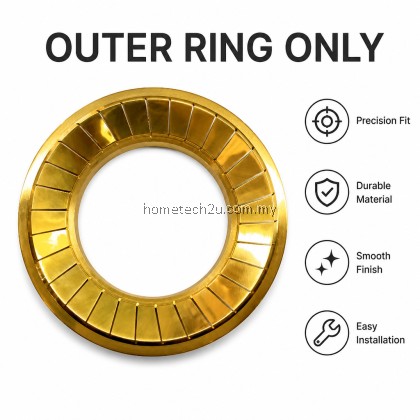 Brass Copper Burner Cap Tunku Dapur Replacement 130mm 70mm Compatible Faber Glazzimo 8132 7133 Pensonic Stove Part Brass Copper Burner Cap Tunku Dapur Replacement 130mm 70mm Compatible Faber Glazzimo 8132 7133 Pensonic Stove Part