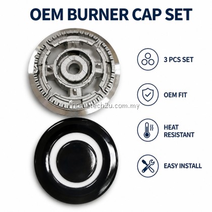 Zanussi Gas Oven Cooker Burner Ring Cap Crown ZGC930 ZGC940 ZGC942 OEM Replacement Spare Parts Set Stove Accessories