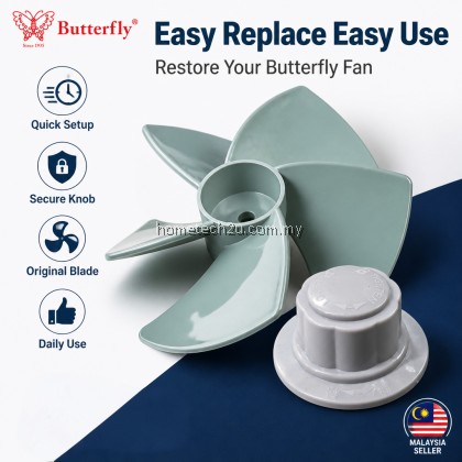 Original Butterfly 9 Inch Fan Blade Knob BSF-9031 BTF9001 Table Fan Stand Fan Spare Parts Black Green Grey Home Use