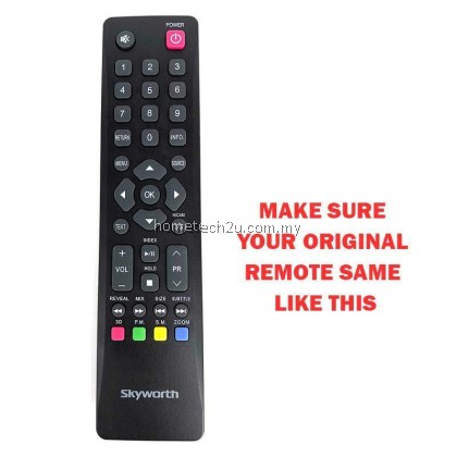 Replacement Remote Control for Skyworth COOCAA LCD TV 32STD2000 No Setup Ready to Use Spare Controller for Skyworth TV