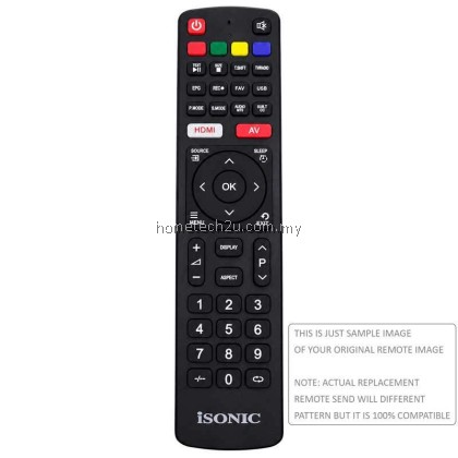 ISONIC ICT-321 TV Remote Control Replacement For LED Television 2026 New Model Compatible Plug And Play Controller ISONIC ICT-321 TV Remote Control Replacement For LED Television 2026 New Model Compatible Plug And Play Controller