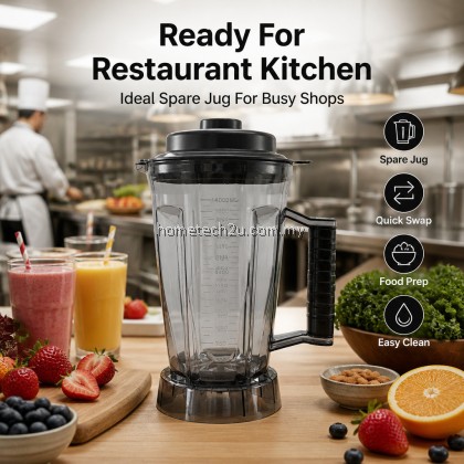 4L Replacement Blender Jug for Silver Crest BARDEFU TFMART Commercial Blender Balang Jar with Lid Cap 4 Liter Only 4L Replacement Blender Jug for Silver Crest BARDEFU TFMART Commercial Blender Balang Jar with Lid Cap 4 Liter Only