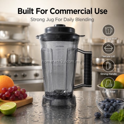 4L Replacement Blender Jug for Silver Crest BARDEFU TFMART Commercial Blender Balang Jar with Lid Cap 4 Liter Only 4L Replacement Blender Jug for Silver Crest BARDEFU TFMART Commercial Blender Balang Jar with Lid Cap 4 Liter Only