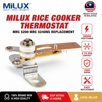 Milux MRC-5200 MRC-5240NS Rice Cooker Thermostat Thermal Switch 250V High Power Contact Repair Spare Part Milux MRC-5200 MRC-5240NS Rice Cooker Thermostat Thermal Switch 250V High Power Contact Repair Spare Part