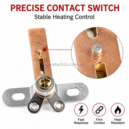 Milux MRC-5200 MRC-5240NS Rice Cooker Thermostat Thermal Switch 250V High Power Contact Repair Spare Part Milux MRC-5200 MRC-5240NS Rice Cooker Thermostat Thermal Switch 250V High Power Contact Repair Spare Part