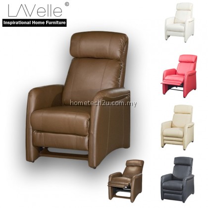 LAVelle 1 Seater Push Back Recliner Sofa Chair (Half Leather) LAVelle 1 Seater Push Back Recliner Sofa Chair (Half Leather)