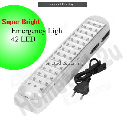 DP LED-714 Rechargeable 2.94W 110lm 6000K 42-LED White Light 2-Mode Emergency Light DP LED-714 Rechargeable 2.94W 110lm 6000K 42-LED White Light 2-Mode Emergency Light