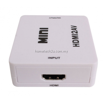 Mini HD Video Converter Box HDMI to RCA AV/CVSB L/R Video HDMI TO AV Adapter Mini HD Video Converter Box HDMI to RCA AV/CVSB L/R Video HDMI TO AV Adapter