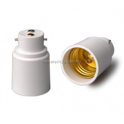 B22 to E27 Lamp Light Bulb Base Socket Converter Adaptor B22 to E27 Lamp Light Bulb Base Socket Converter Adaptor