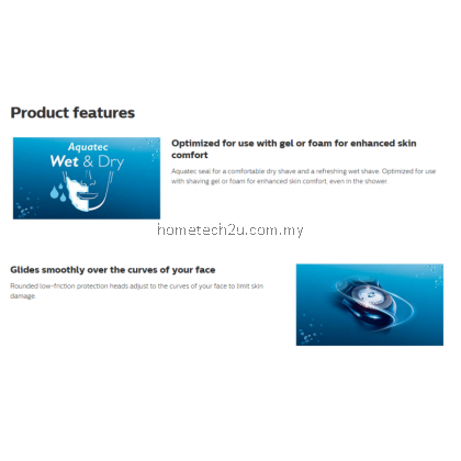 PHILIPS AquaTouch wet and dry electric shaver AT-750 PHILIPS AquaTouch wet and dry electric shaver AT-750