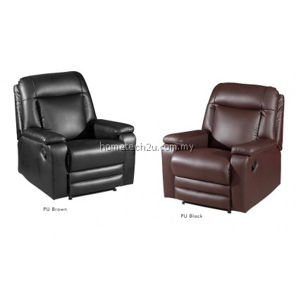 Sevannah One Seater Solid PU Recliner Chair Sofa Sevannah One Seater Solid PU Recliner Chair Sofa