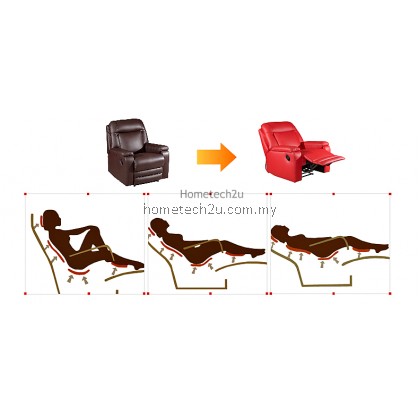 Sevannah One Seater Solid PU Recliner Chair Sofa Sevannah One Seater Solid PU Recliner Chair Sofa