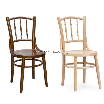 Shanghai Dining Chair Vintage Antique Kopitiam Coffee Shop Dining Chair (2pcs/set) – Solid Rubberwood, Durable & Elegant Design