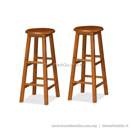 x 2 Units UHome 29" inch Wooden Pub Bar Counter Stool Chair x 2 Units UHome 29" inch Wooden Pub Bar Counter Stool Chair