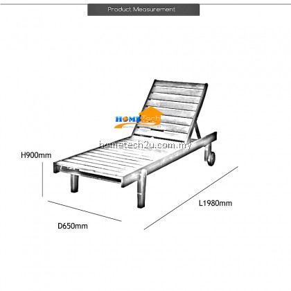 Pisa Wooden Hotel Outdoor Sun loungers With Adjusted Back Pisa Wooden Hotel Outdoor Sun loungers With Adjusted Back