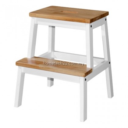 UHome Step Stool Chair (2 Steps) Wood Ladder Stool for Kitchen UHome Step Stool Chair (2 Steps) Wood Ladder Stool for Kitchen
