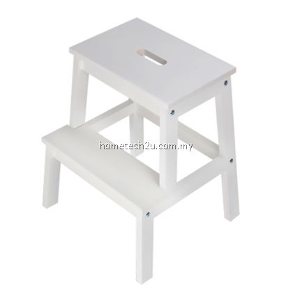 UHome Step Stool Chair (2 Steps) Wood Ladder Stool for Kitchen UHome Step Stool Chair (2 Steps) Wood Ladder Stool for Kitchen