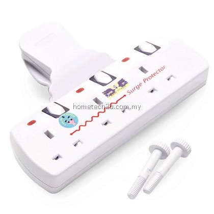 Eurosonic T-Way Adaptor Adaport with Neon Light and Surge Protector - 3 Gang Eurosonic T-Way Adaptor Adaport with Neon Light and Surge Protector - 3 Gang